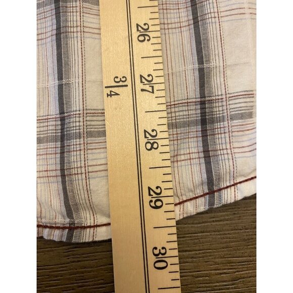 Red Camel Men’s Large Plaid Shirt Button Down Long Sleeves Casual - Picture 9 of 11